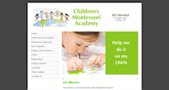 Desktop Screenshot of childrensmontessoriacademy.com